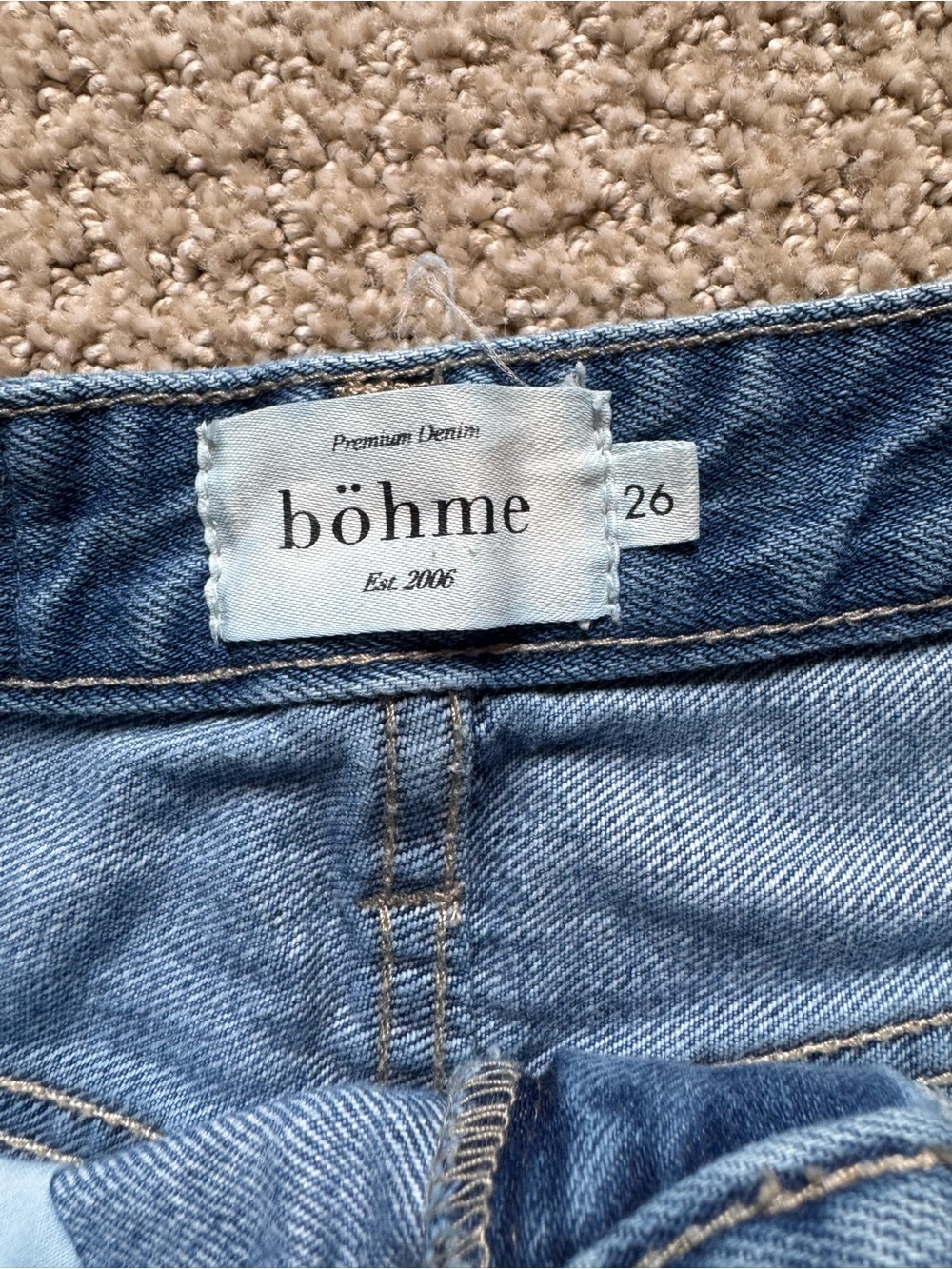 Bohme Sloan Wide Leg Jeans Adjustable waist - Picture 6 of 11